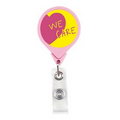 We Care Jumbo Retractable Badge Reel (Pre-Decorated)